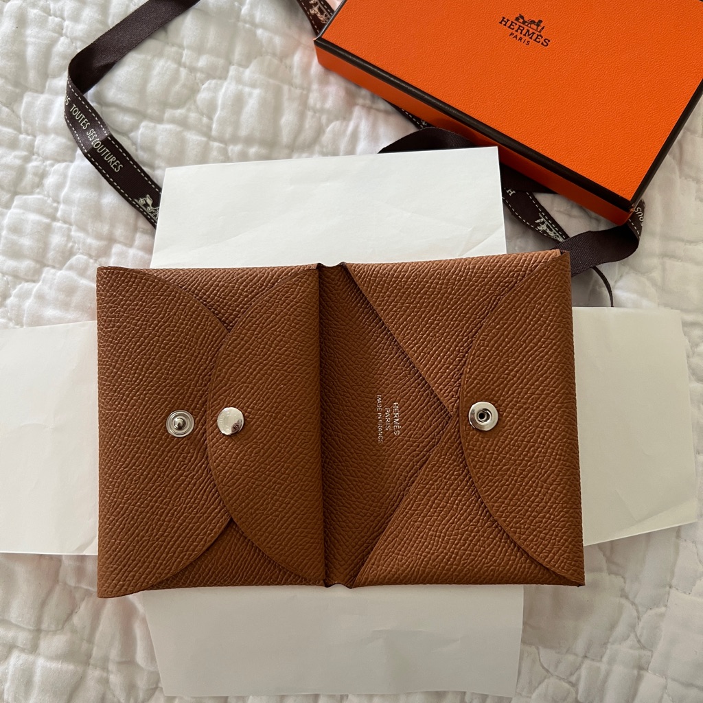 Herms Calvi Duo Wallet